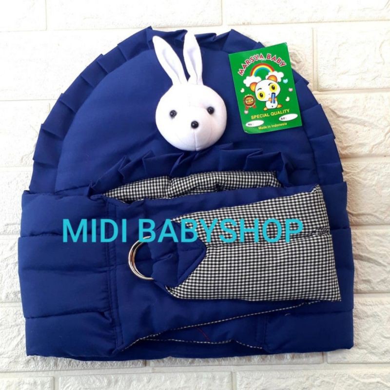 Gendongan Samping Bayi Motif Rabbit Lucu,