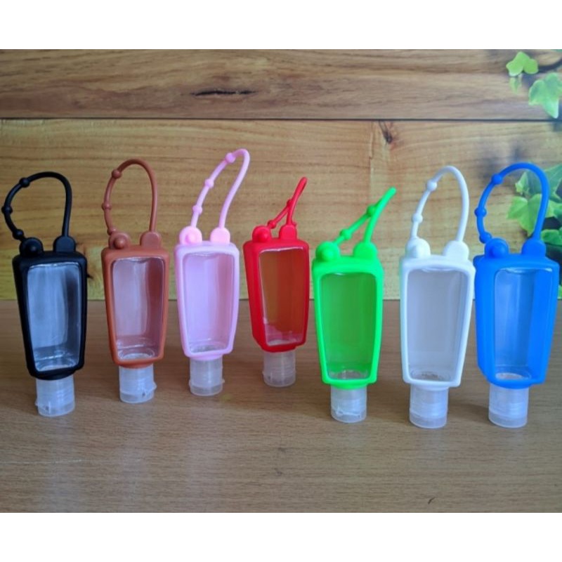Botol Fliptop 30ml Gantung Botol Fliptop 30 ml Gantungan Silicon Botol Handsanitizer 30ml