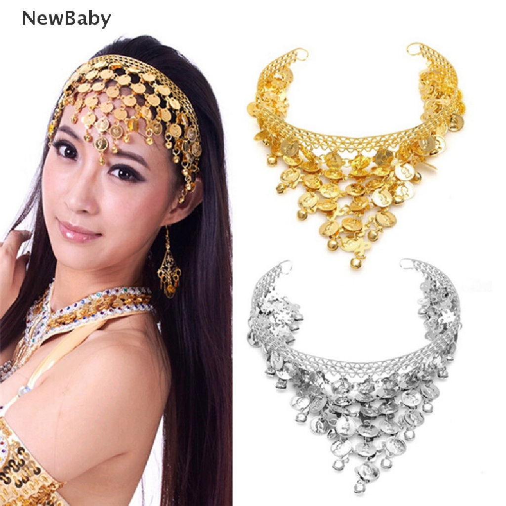 Bandana Sequinpayet Model Koin Untuk Aksesoris Kostum Belly Dance Wanita