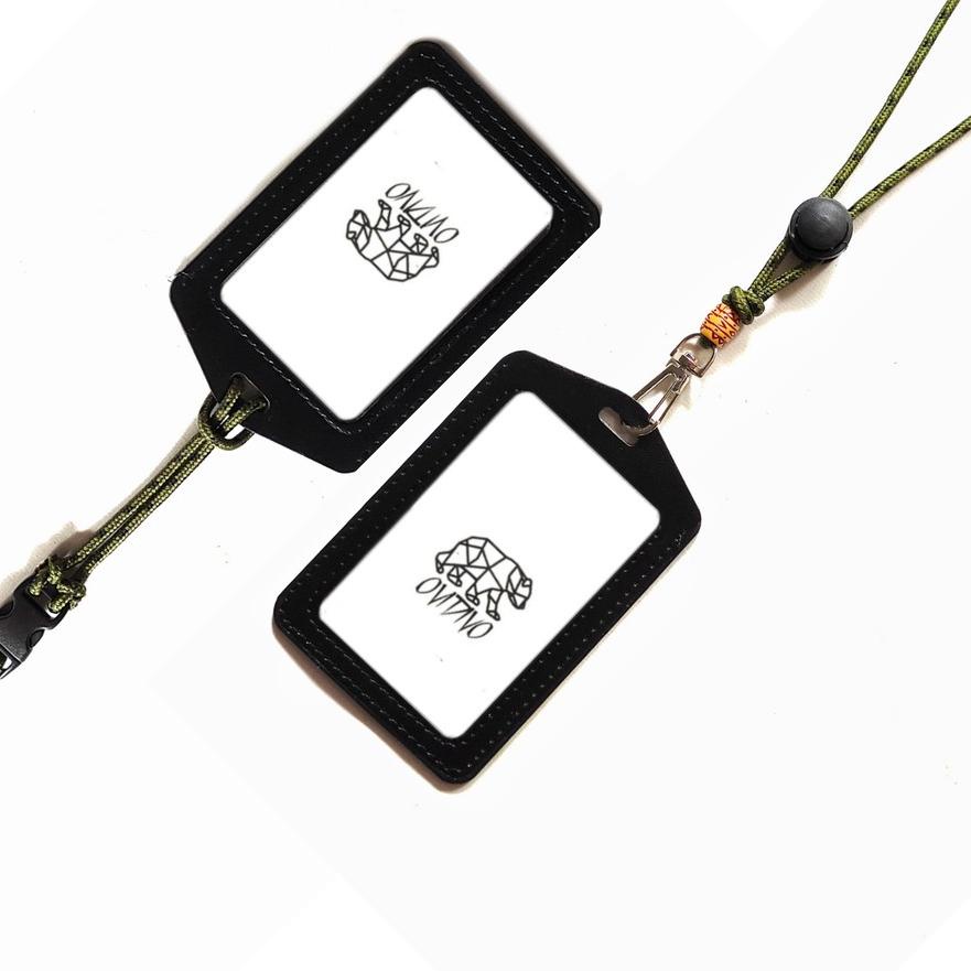 

✨ ⚡ale Lanyard ID card paracord gantungan tali nametag kulit produck terbaik