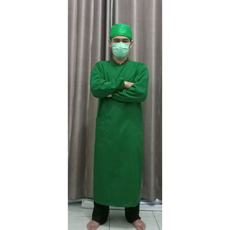 Gown Operasi Panjang/APD/Jubah Operasi/Surgical Gown/Jubah OK