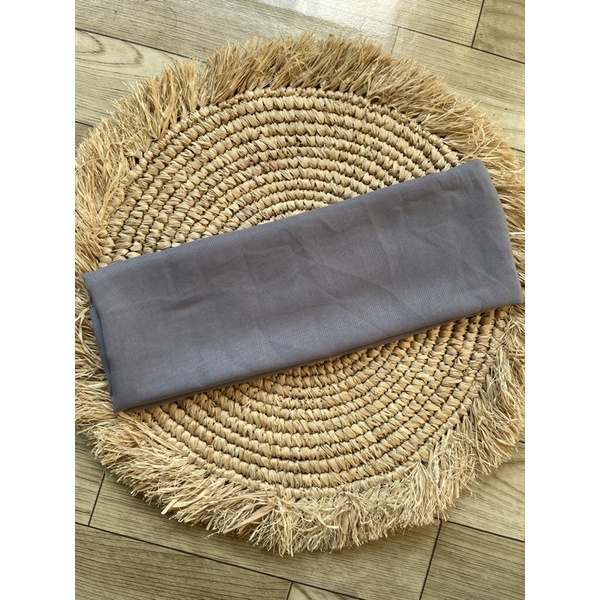 Selendang sifon Hycon/senteng-abu muda