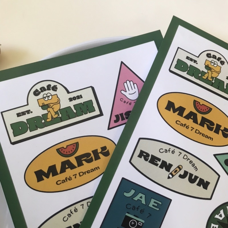 STICKER CAFE 7 DREAM / STICKER N C T DREAM