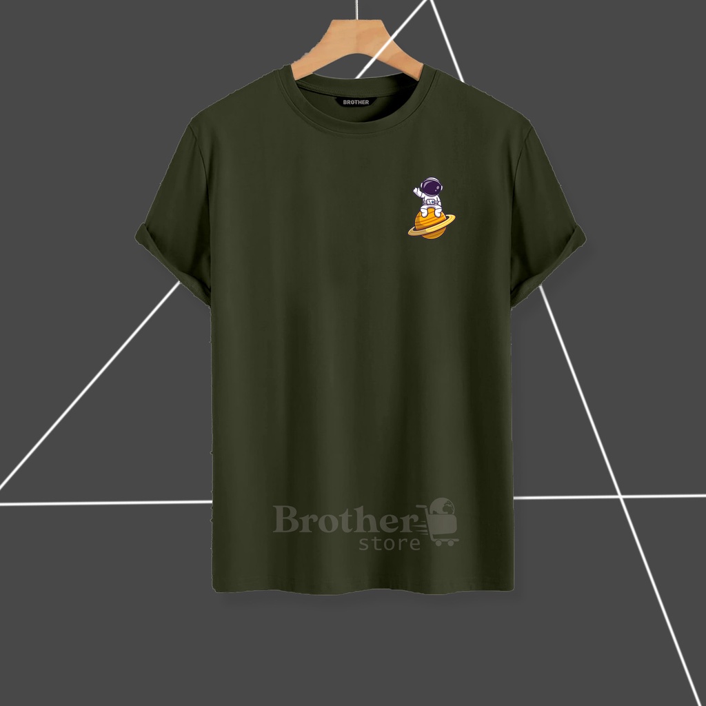 BROTHER STORE - Kaos Distro Pria - KAOS COWOK CEWEK - Kaos Kata Kata - Articel Bumi Bahagia Little Premium