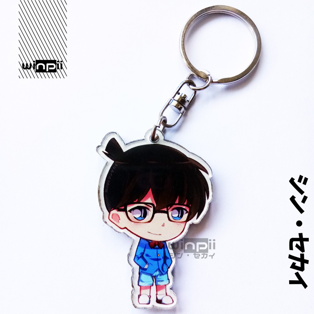 Keychain / Gantungan Kunci Akrilik Conan Edogawa Anime Detective Conan