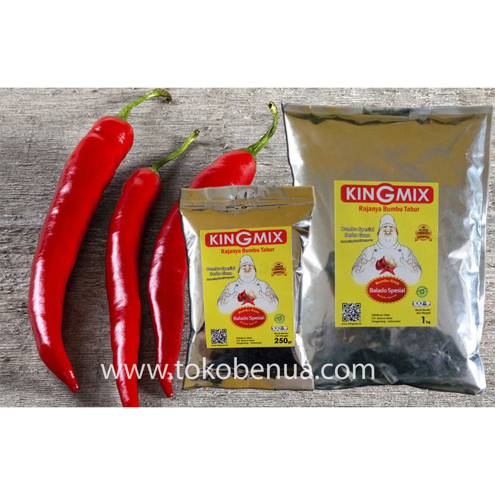 

Ready- Bumbu Tabur Rasa Balado Spesial Kingmix 1 Kg