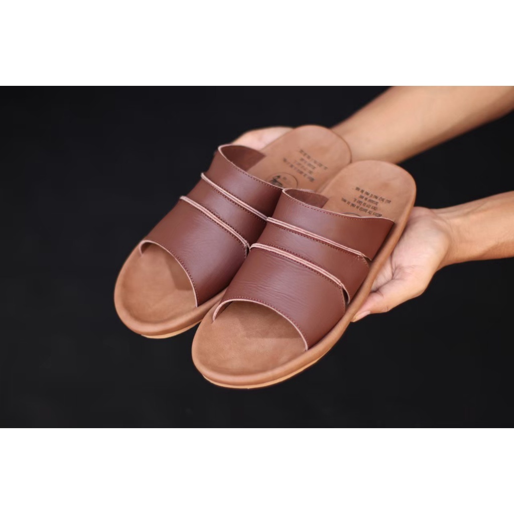 BURAY X SANDAL SLIDE INDIAN PRIA DEWASA CEVANY KULIT ASLI 100% ORIGINAL FORMAL CASUAL SANDAL SLOP KULIT PRIA KERJA KANTOR GURU PNS PESTA RESMI NYAMAN || SANDAL PRIA INDIAN BERKUALITAS MURAH 2022