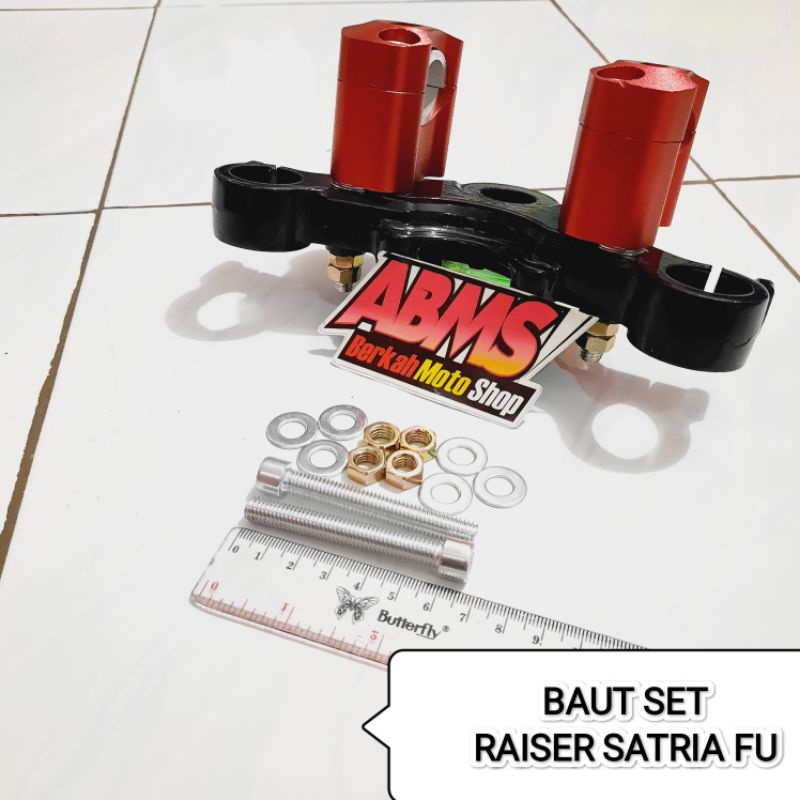 [COD] BAUT RAISER CNC SATRIA FU BAUT SET PNP STANG RZR SATRIA FU UNTUK STANG ROADRACE STANG STIR RZR