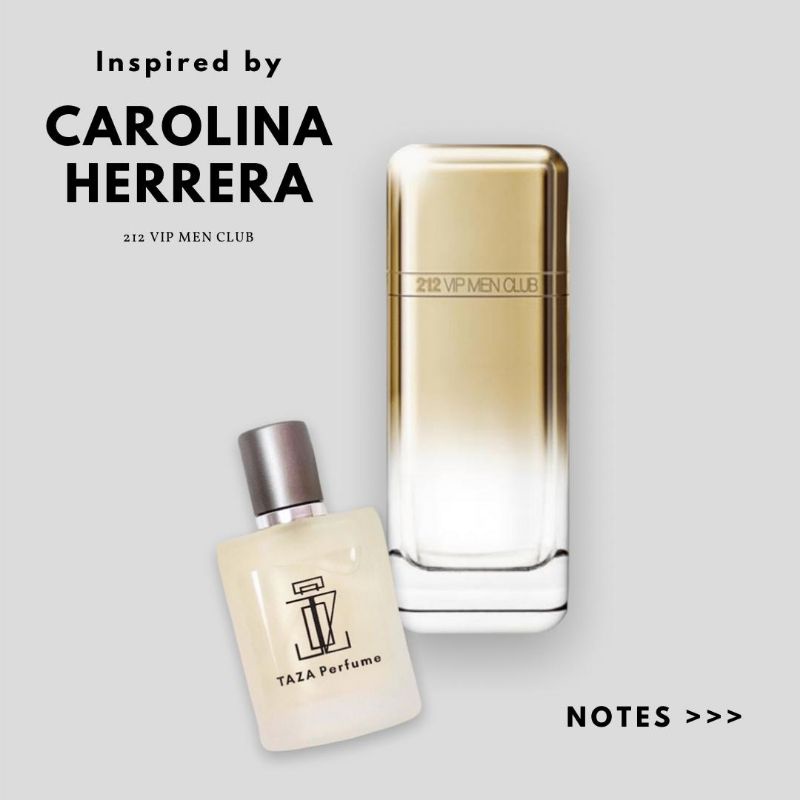 TAZA Perfume inspired 212 VIP MEN CLUB