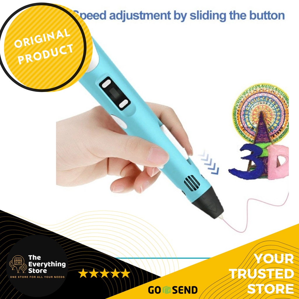 3D Pen Menggambar Tiga Dimensi