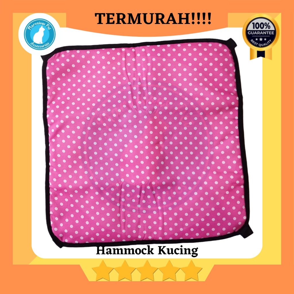 Tempat tidur Ayunan kucing gantung / cat hammock / ayunan kandang kucing-7
