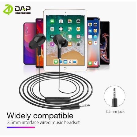 Headset With Mic DAP DH-F6 Headset Stereo 360 Surround Sound Jack 3.5