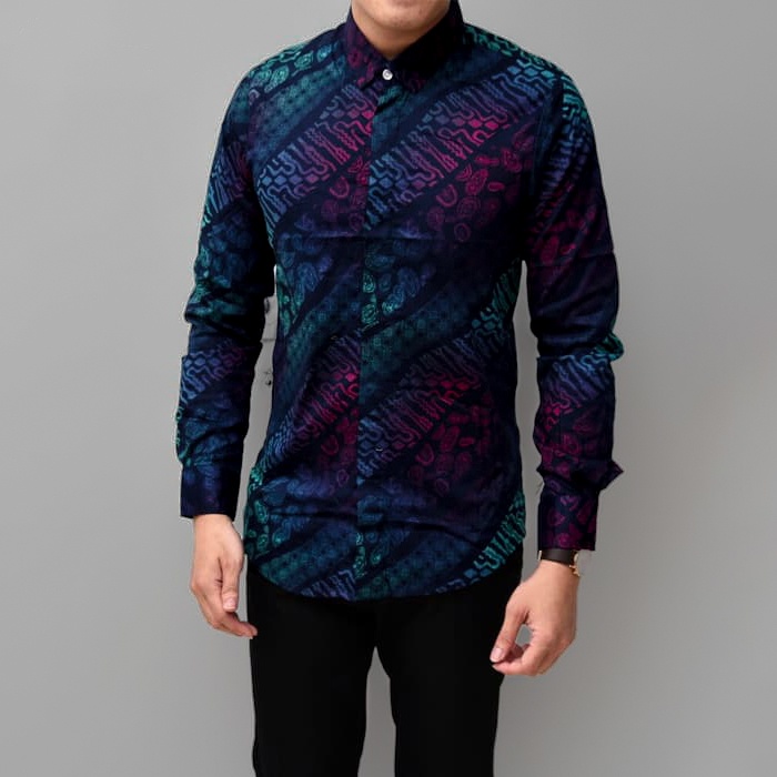 DGM Fashion New Arrival Distro Batik Pria Bordir Sogan Batikaf Notoarto Batik Ipnu-Ippnu Hem Pria-2