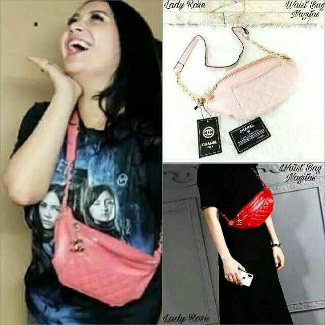 WAISTBAG sabyan -TRM WATERPROOF LIPAT 1AX802 orange  WANITA/PRIA TERMURAH BAHAN IMPORT BANTING HARGA