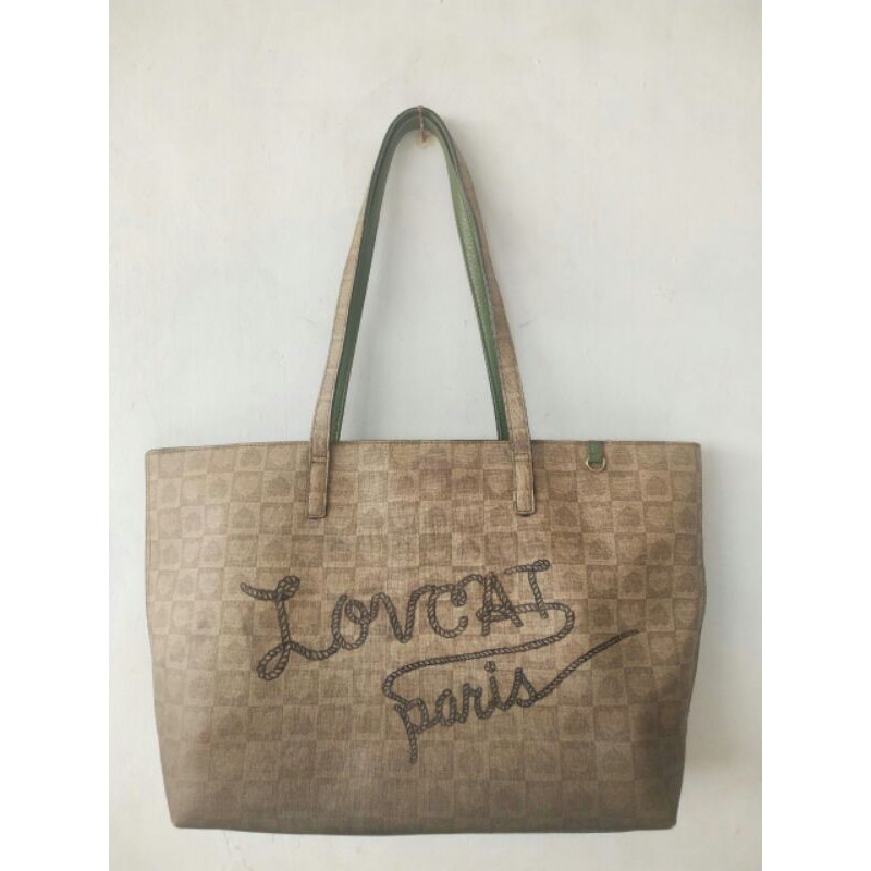 PRELOVED TAS TOTE LOVCAT PARIS ORIGINAL