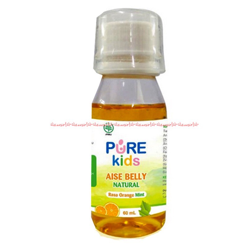 Pure Kids 60ml Aise Belly Natural Rasa Orange Mint Obat Sakit Perut Anak Kholik Kolik Purekids Pure Kid