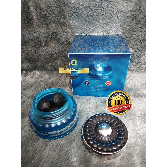 Bukhur Mamoul Oud Azraq Almas Original Import Saudi Arabia