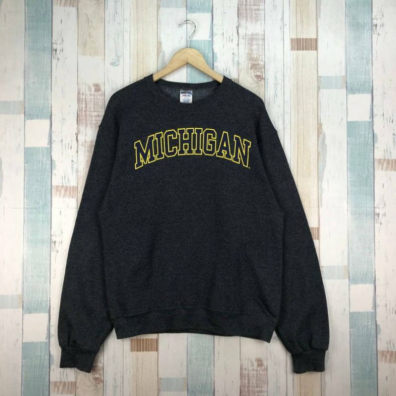 S - XXXXXL(6XL) WESTERN MICHIGAN Sweater Sweatshirt BIGSIZE OVERSIZE Crewneck Jumbo Pria Wanita