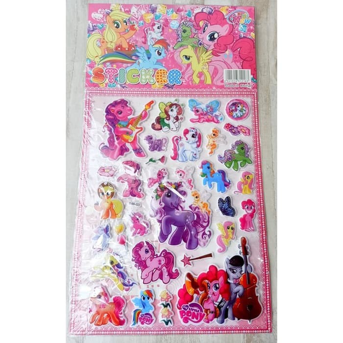 

KAO Mainan Sticker Stiker Timbul Little Pony YH88-023