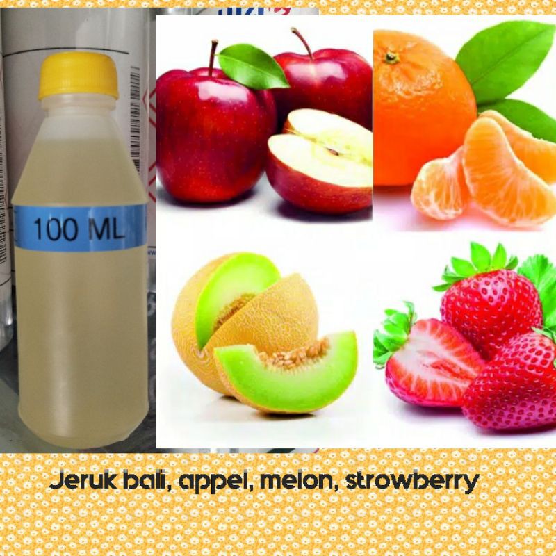 BIBIT PARFUM AROMA BUAH JERUK/APEL/MELON