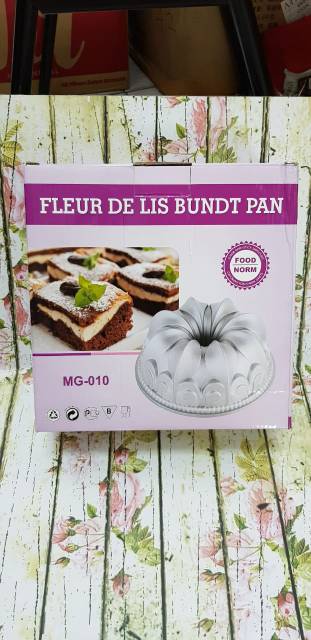 Bundt pan LILY loyang tulban cake kue bolu puding anti lengket heavy cast alumunium MG 10