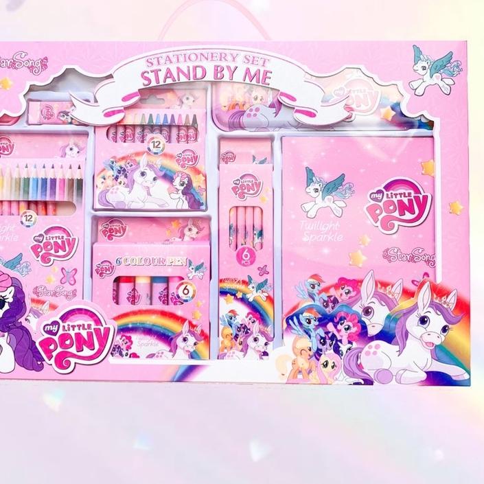 

Kekinian Set alat gambar little pony super komplit