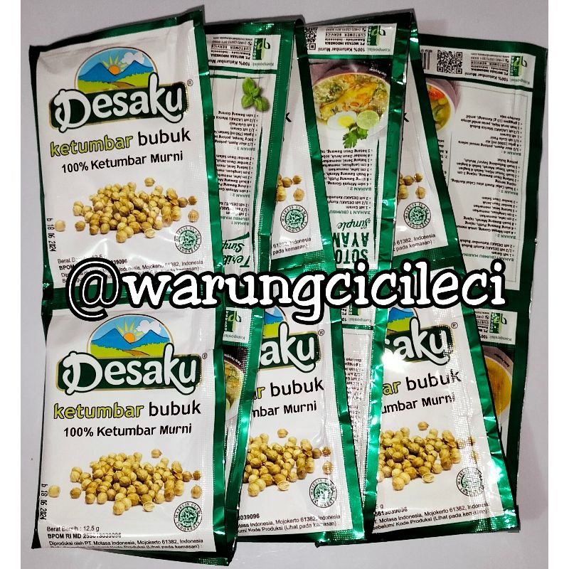 

DESAKU KETUMBAR BUBUK 12,5g x 12pcs ( 1 RENCENG )