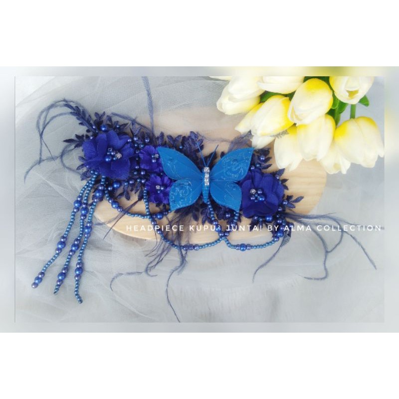 (COD) headpiece pengantin hiasan kepala juntai kupu