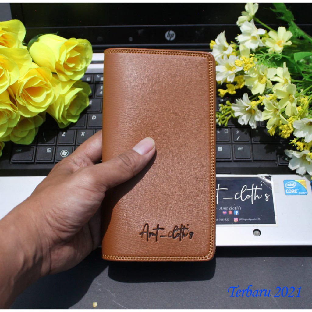 Dompet panjang pria terbaru 2021 AMT C'loths keren sintetik