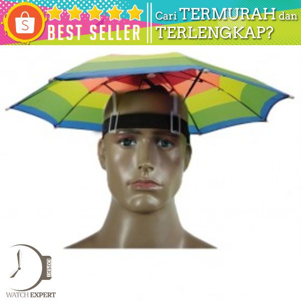 Bisa COD Topi Payung Umbrella Hat - W655N8413 Multi-Color