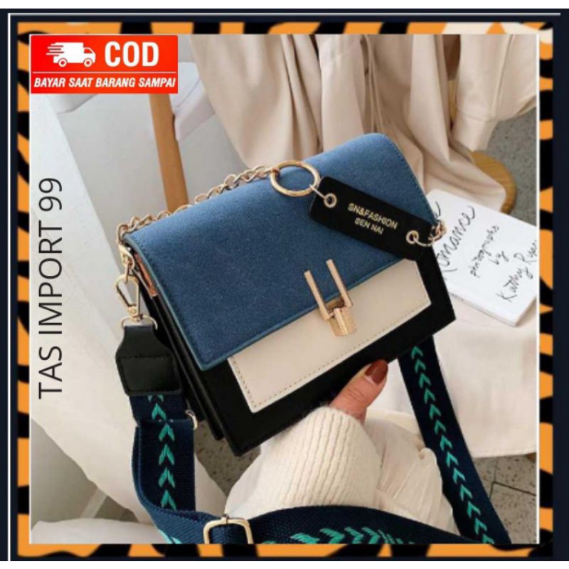 TAS FASHION SELEMPANG RANTAI WANITA CEWEK REMAJA PEREMPUAN IBU IBU IMPORT BATAM ORIGINAL BRANDED PRE
