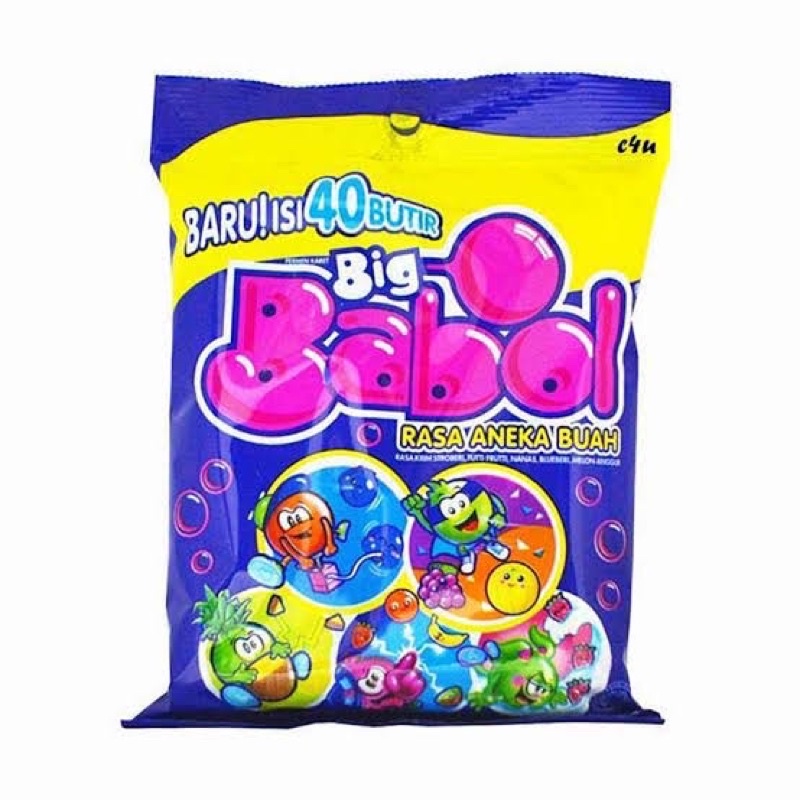 

BIG BABOL PERMEN KARET 1pak isi 40 permen