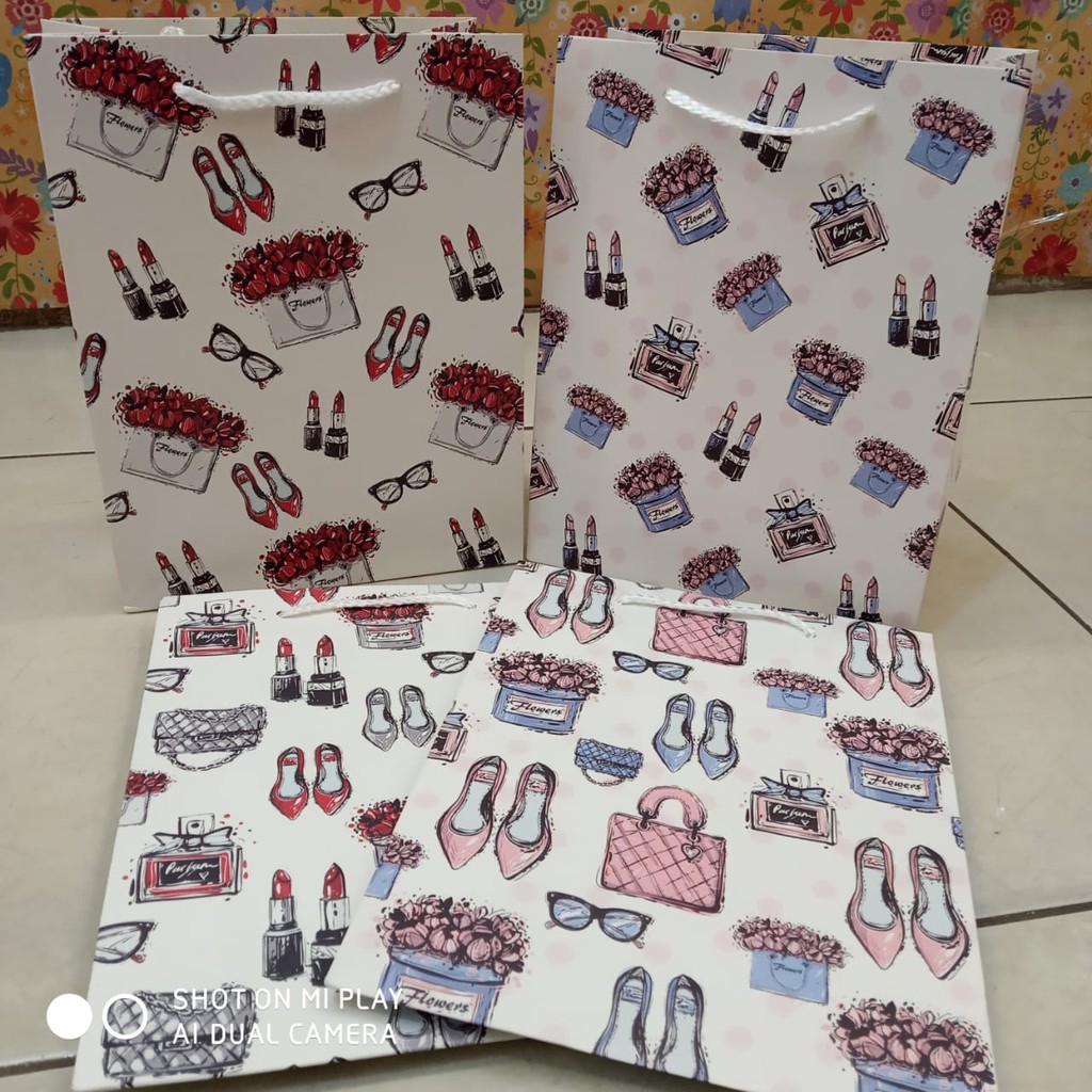 PAPPER BAG TAS SOUVENIR ULANG TAHUN SNACK BAG TOKOPELANGINICER