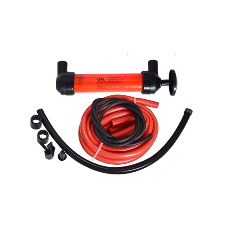 Siphon Pompa Tangan Transfer Oli Bensin Mobil Oil Extractor Sucker Pump - NC01 - Red