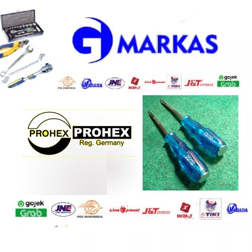 Obeng Ketok Obeng Tembus 6" Minus Prohex