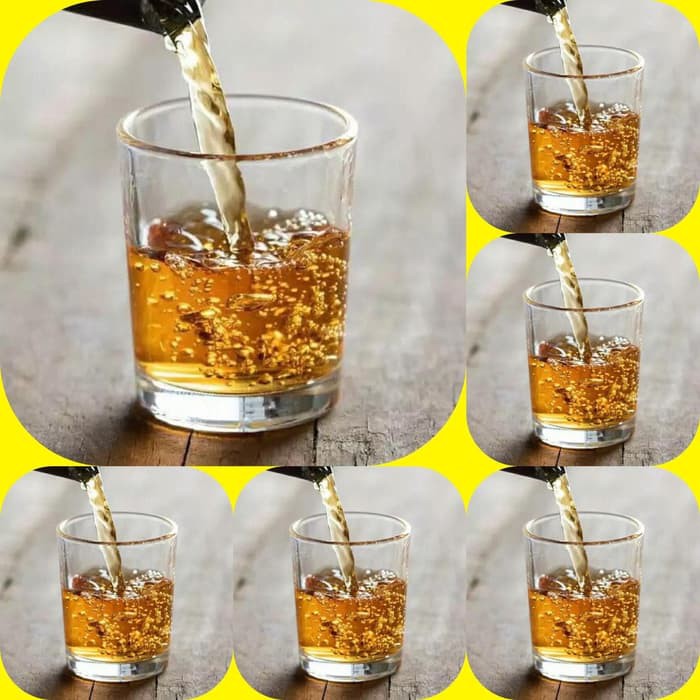 Gelas Wine/Gelas Sloki/Gelas Kaca/Gelas Set/1 Set Isi 6