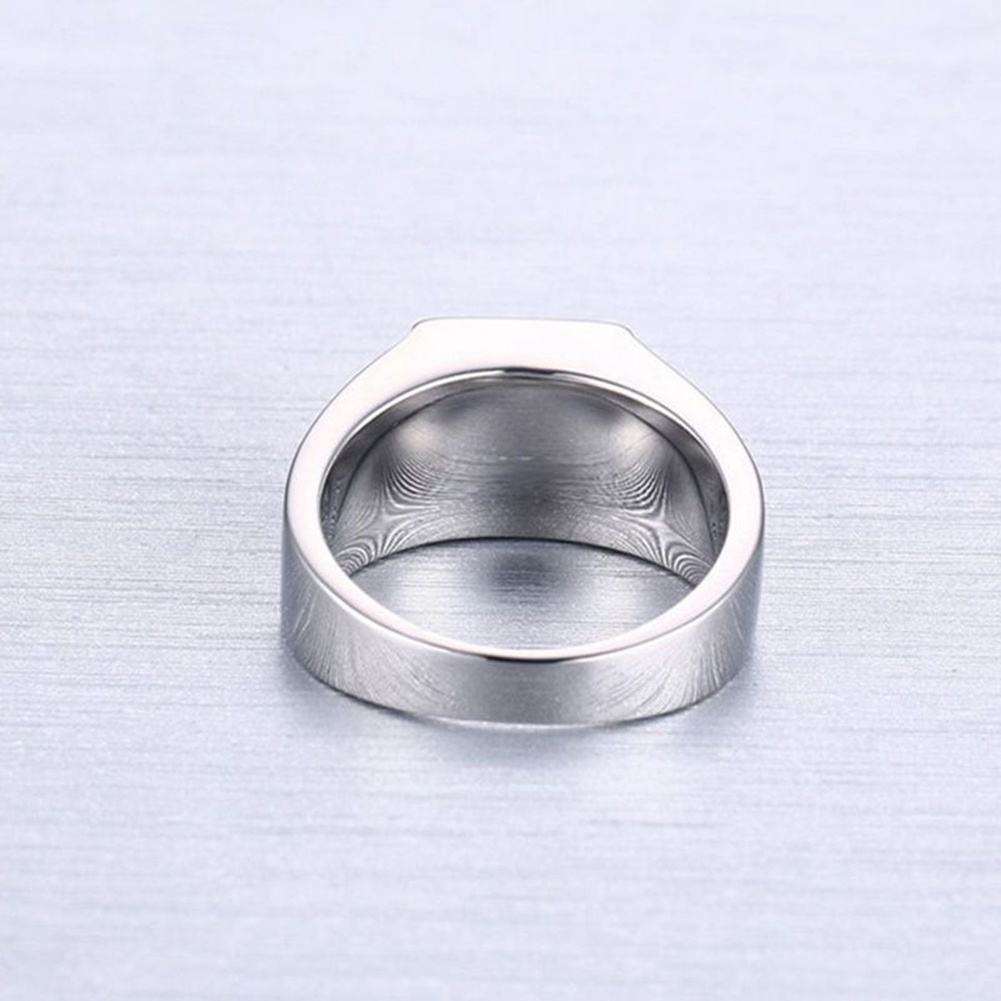 Hu Hu Hu Hu Hu Alat Bantu Pasang Kacamata♡ Cincin Pernikahan Lebar Hias Berlian Imitasi Persegi Warna Biru Ukuran 7-11 Untuk Pria