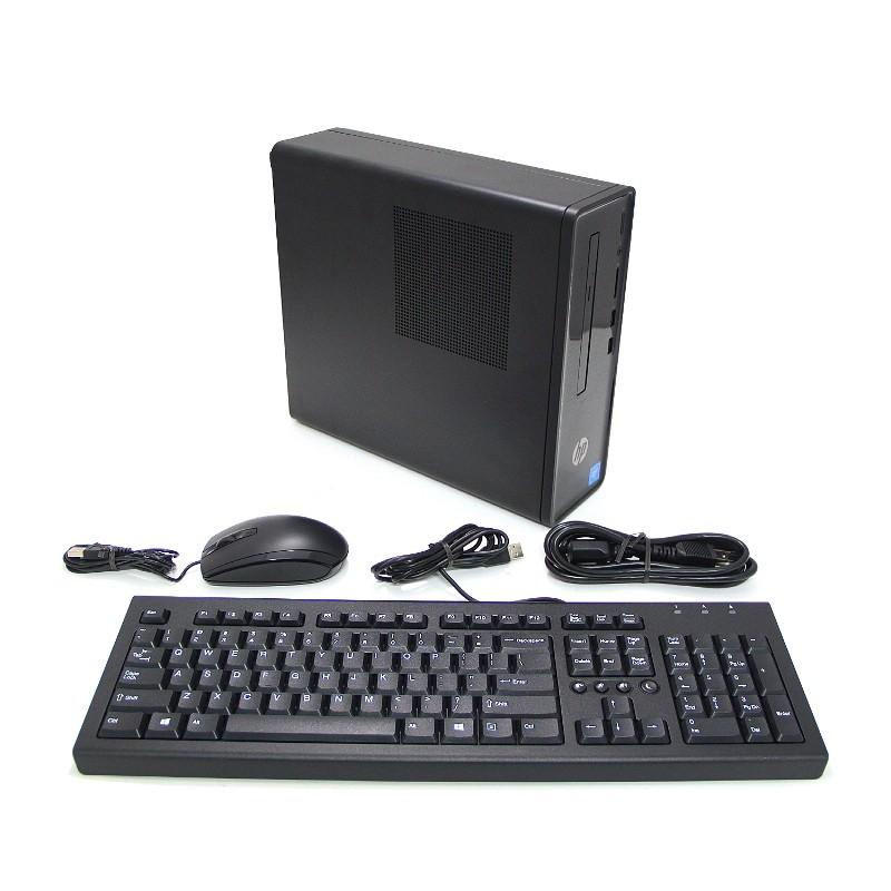 MINI PC HP SLIMLINE DESKTOP 290-P0043W / CELERON G4900 / 8 GB DDR4 / 500 GB + SLOT SSD / INTEL UHD GRAPHICS 610 / BLACK / WINDOWS 10 64 BIT ORIGINAL / BONUS MOUSE &amp; KEYBOARD / BARANG BARU &amp; ORIGINAL