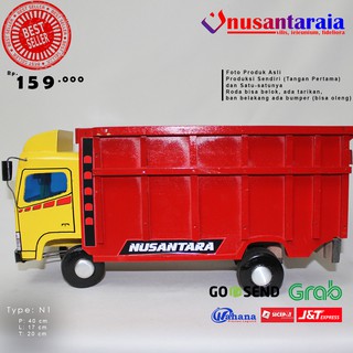 Mobilan Truk Kayu Apollo Kuning Merah Naolona Shopee 
