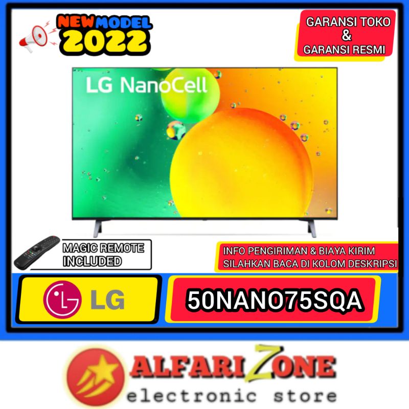 LG 50NANO75SQA Smart TV LG 50" LG NanoCell 4K 50nano75 nano75 TV 50
