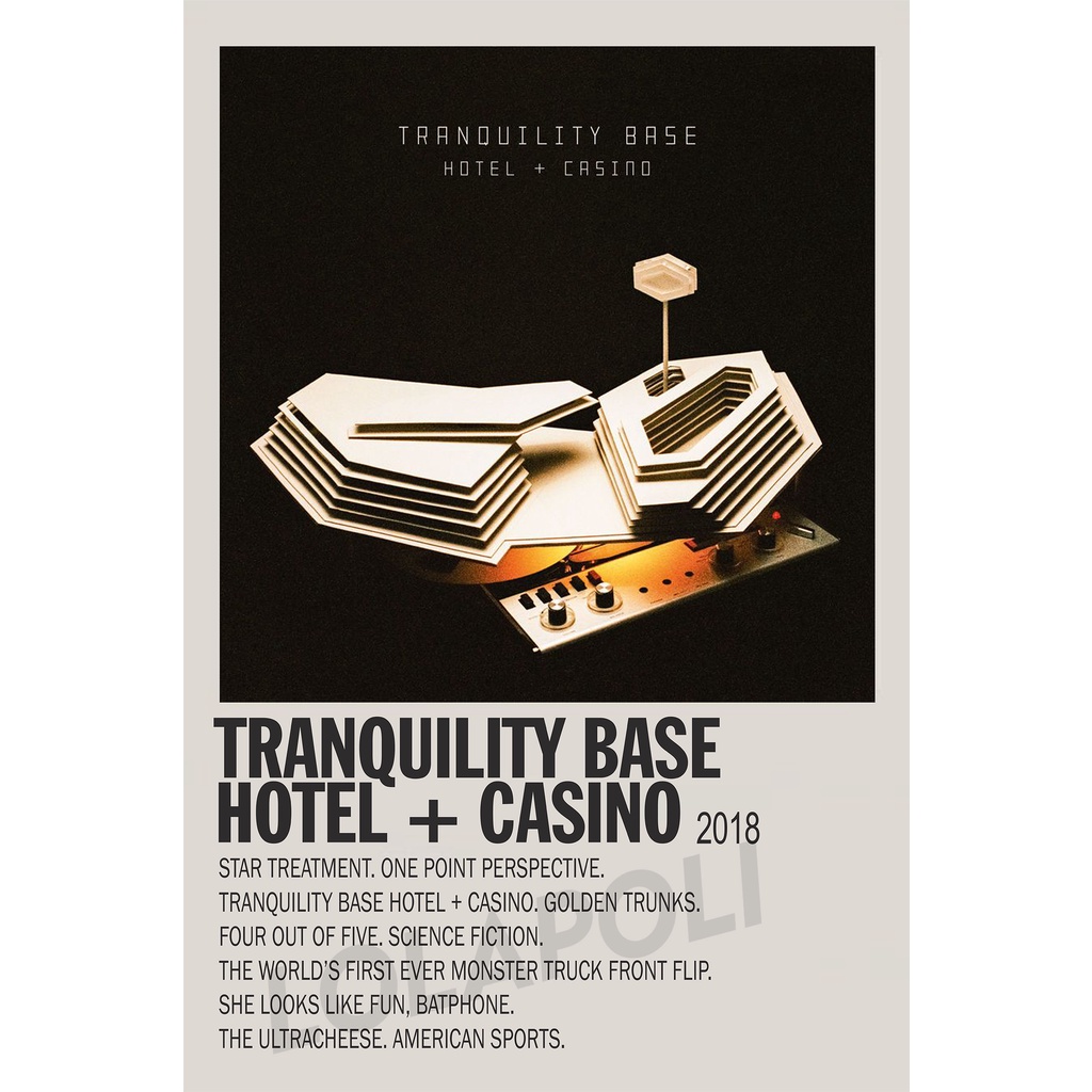 Poster Cover Album Tranquility Base Hotel + Casino - Arctic Monkeys