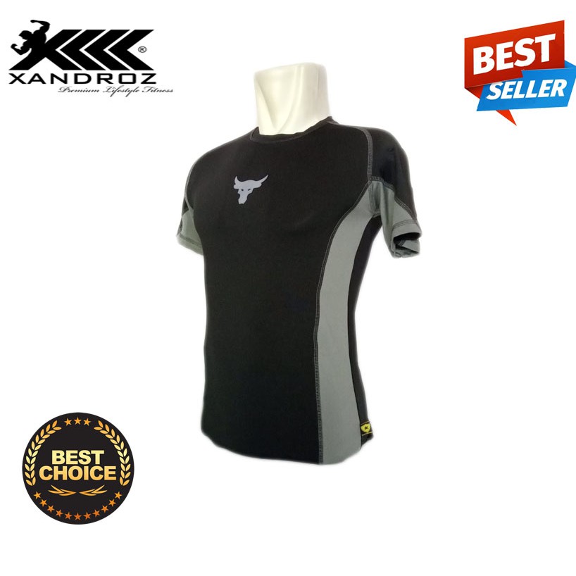 KAOS PRIA COWOK GYM FITNESS LYCRA - BANTENG