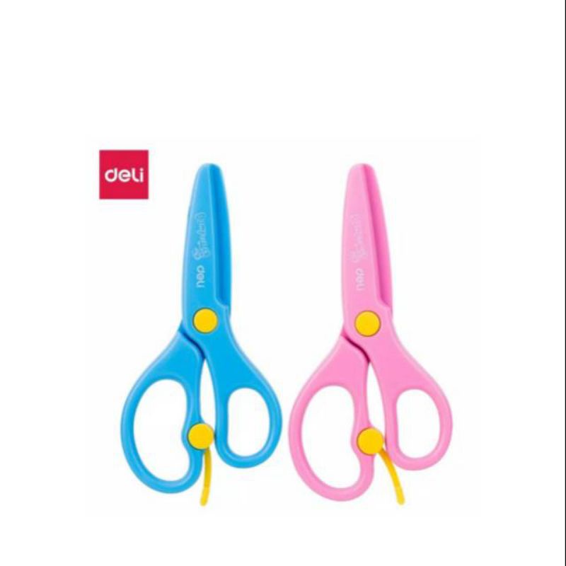 

Deli ED60402 School Scissors/Gunting Plastik-Plastic Scissors 130mm Safe