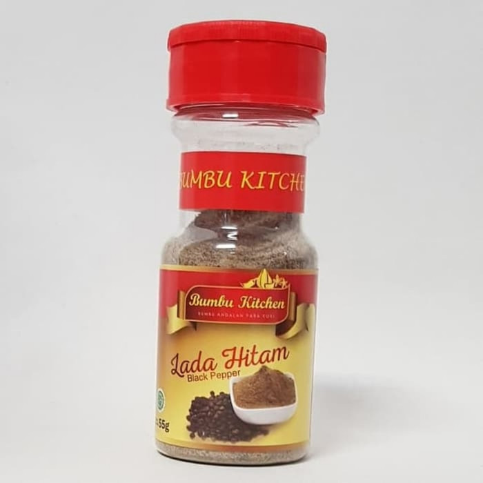 

Bumbu Kitchen Black Pepper Powder 55gr Herb Lada Hitam Bubuk