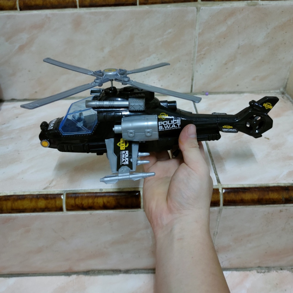 Mainan Helikopter Apache BP9771 - Mainan Diecast