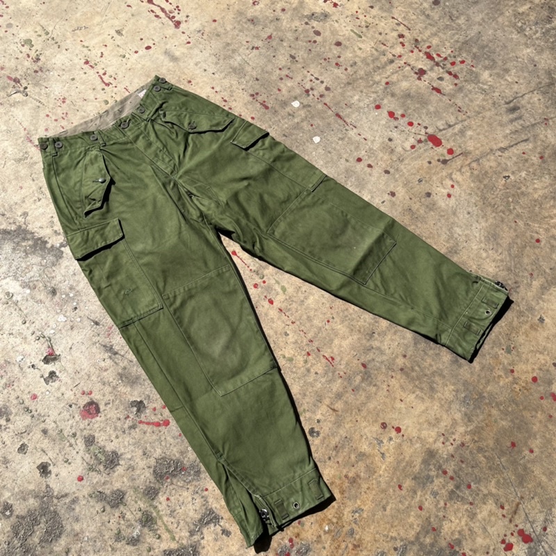 Vintage Swedish Army M59 Field Trousers Pants Celana not OG-107 OG-507 USMC
