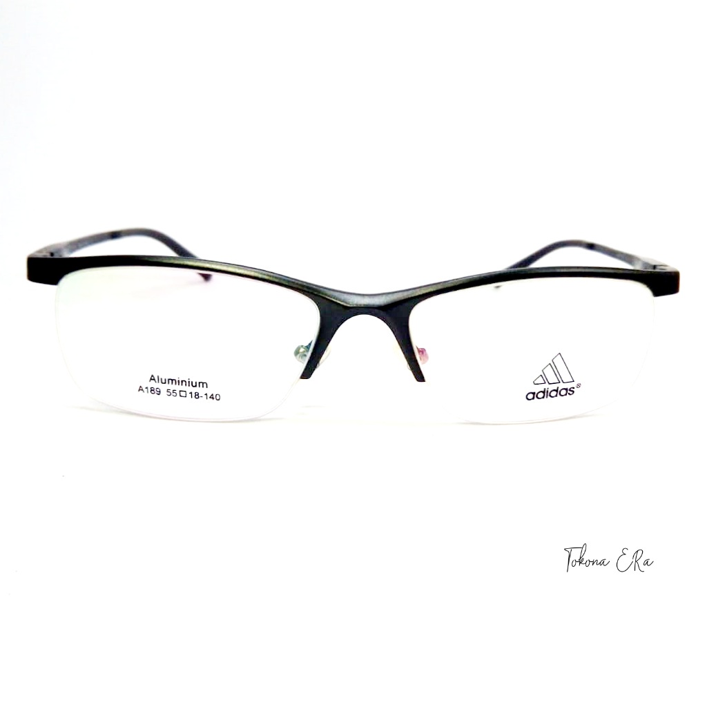 Frame kacamata pria wanita besi half frame