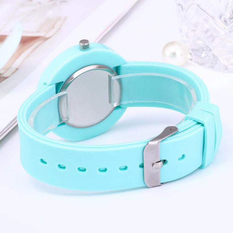 JAM TANGAN HARAJUKU MACARON PASTEL RUBBER ANALOG (BEPINK OFFICIAL)