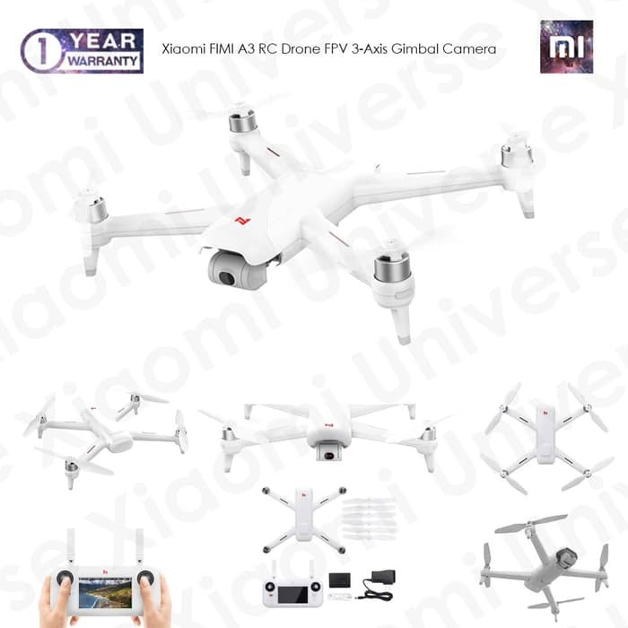 Xiaomi FIMI A3 RC Drone FPV 3-Axis Gimbal Camera