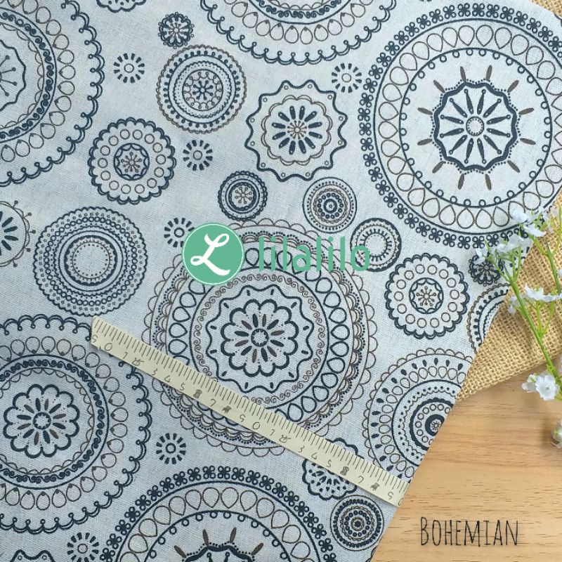 PROMO KANVAS LINEN LEAF / LINEN DAUN / LINEN BOHEMIAN / LINEN CRAFT / LINEN TABLECLOTH